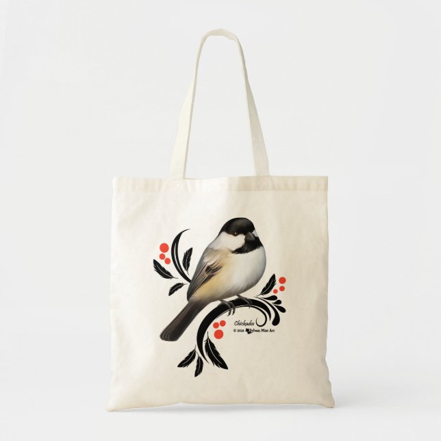 Bolso De Tela Chickadee (Frente)