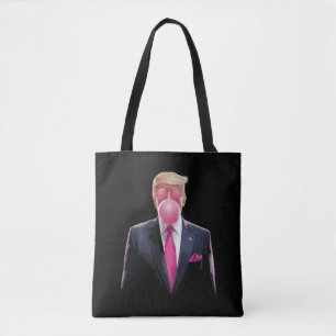 Bolso De Tela Chicle de Burbuja Trump
