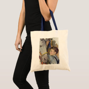 Bolso De Tela Chico Antiguo con su Caballo Ganador de la Cinta A