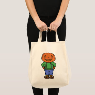 Bolso De Tela Chico Cabeza de Calabaza
