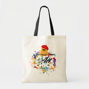 Bolso De Tela Chico de arte