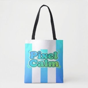 Bolso De Tela Chico Gamer Anime Lindo Pixel Tranquilo