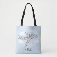 Chicos Cute Blue Airplane Transporte Niños Viajes