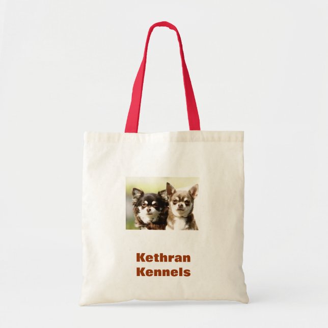 Bolso De Tela Chihuahua (Frente)