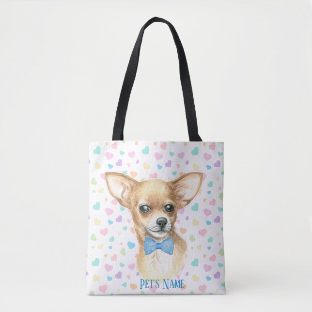 Bolso De Tela Chihuahua (Anverso)