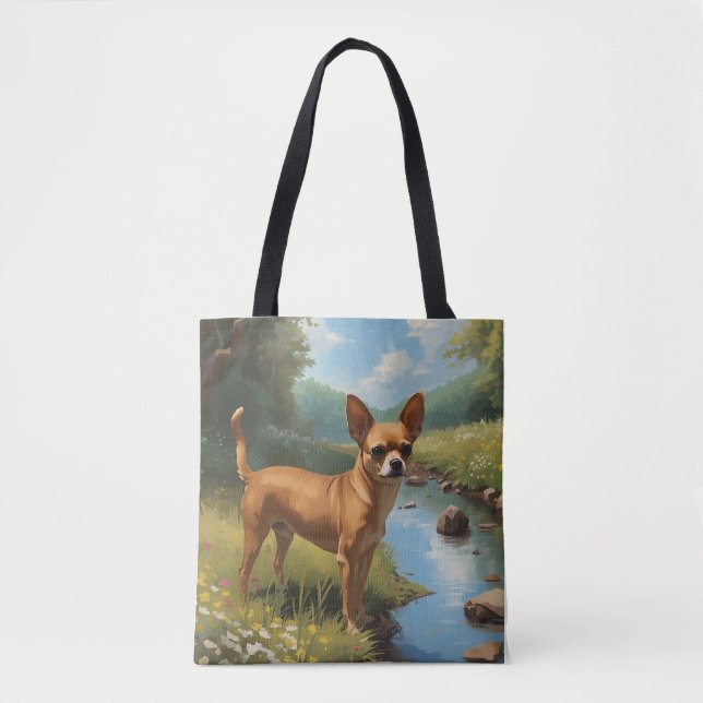 Bolso De Tela Chihuahua (Anverso)