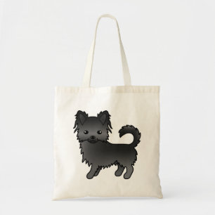 Bolso De Tela Chihuahua de dibujos animados lindos con abrigo la