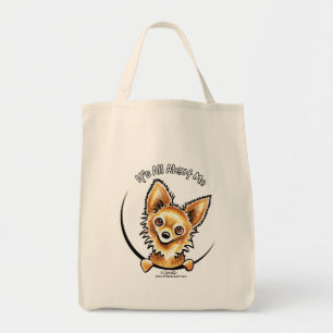 Bolso De Tela Chihuahua de pelo largo IAAM