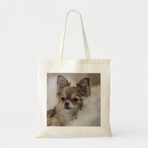 Bolso De Tela Chihuahua Mimado Relajándose