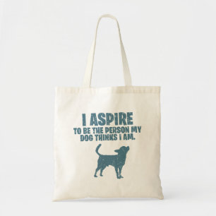 Bolso De Tela Chihuahua Smoothcoated