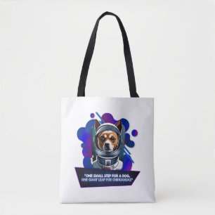 Bolso De Tela Chihuahua: Un pequeño paso para un perro3