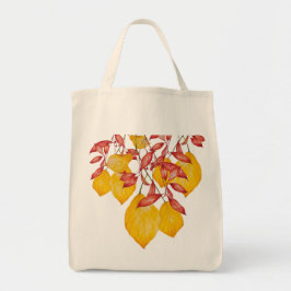 Bolso De Tela Chile y la cúrcuma en un Tote de comestibles