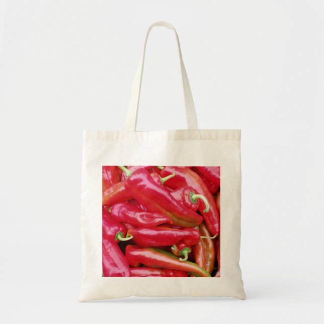 Bolso De Tela Chili Peppers (Frente)