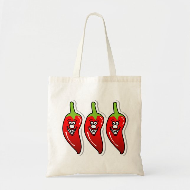 Bolso De Tela Chili Smile *Tote Bag (Frente)