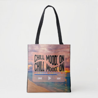 Bolso De Tela Chill Mood On Retro Beach Art