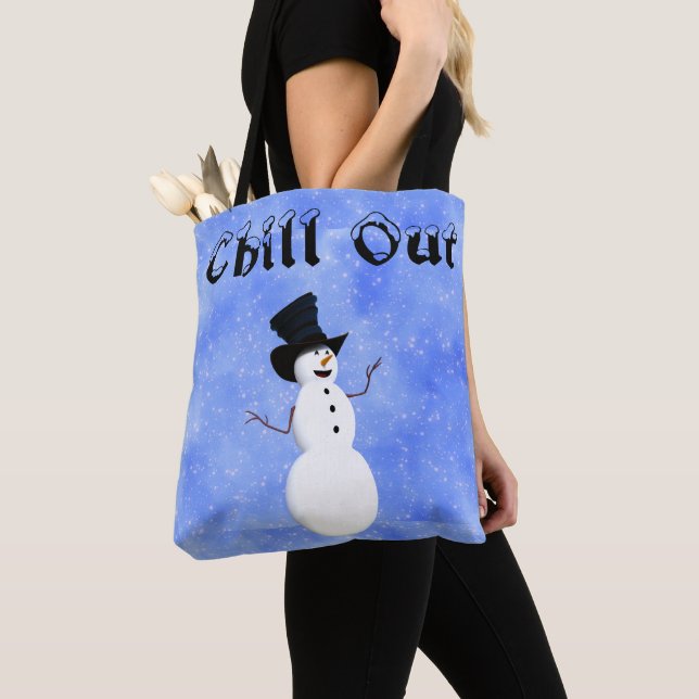 Bolso De Tela Chill Out Tote Bag (Detalle)