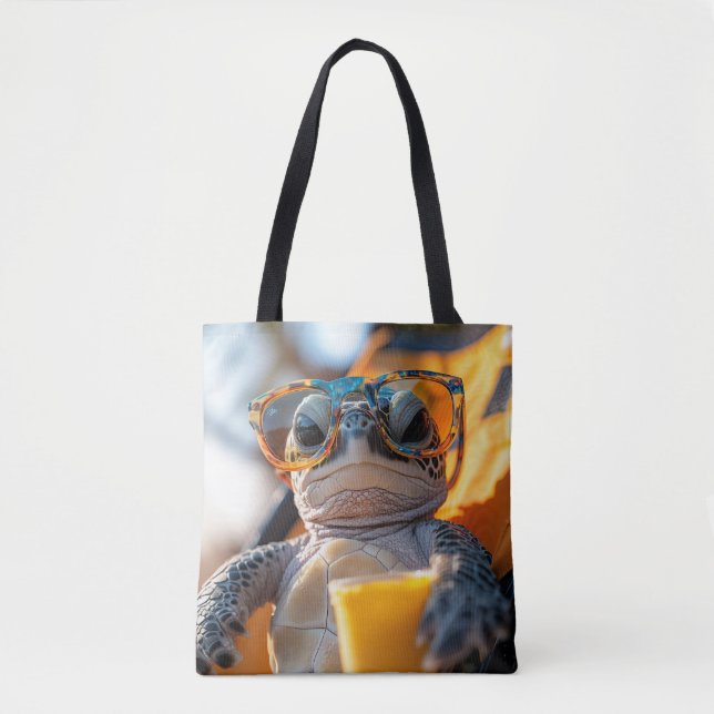 Bolso De Tela Chill-Turtle (Anverso)