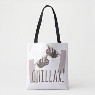 Bolso De Tela Chillax Relaxing Sloth