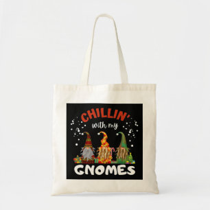 Bolso De Tela Chillin Con Mis Navidades Gnomes