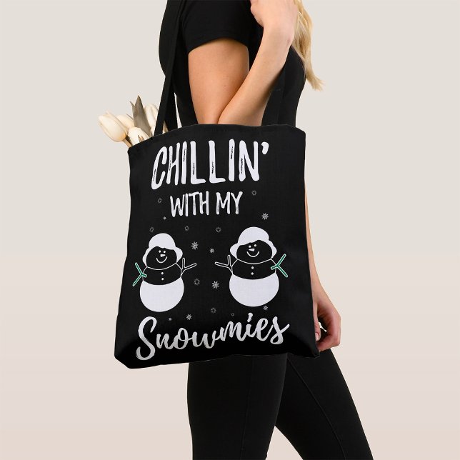 Bolso De Tela Chillin Con Mis Nieves (Subido por el creador)