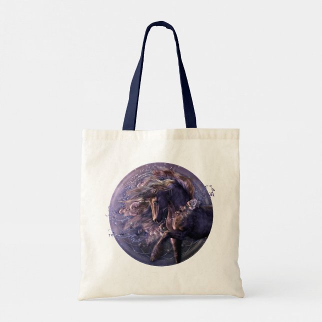 Bolso De Tela Chimera Black Rosa Tote Bag (Reverso)