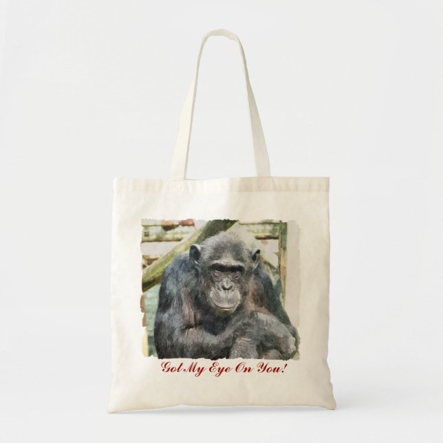 BOLSO DE TELA CHIMPANZEE (Frente)