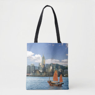 Bolso De Tela China; Hong Kong; Puerto Victoria; Puerto