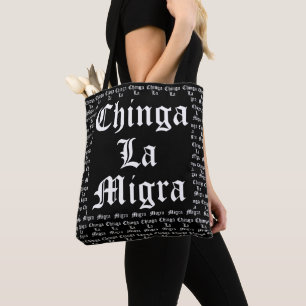 Bolso De Tela Chinga LA Migra