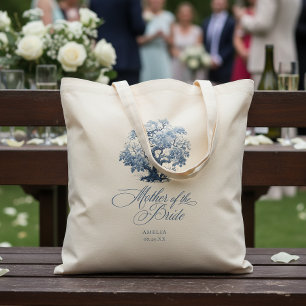 Bolso De Tela Chinoiserie Boda Tree Motif Mother Bride ID1094