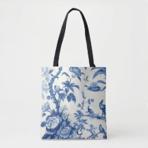 Chinoiseries azules y blancas