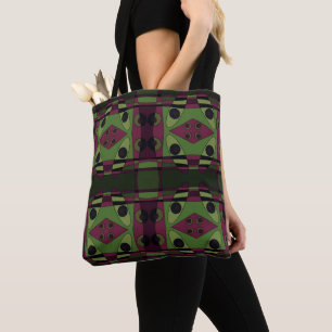 Bolso De Tela Chintz bohemio 81 Dusty Magenta Green