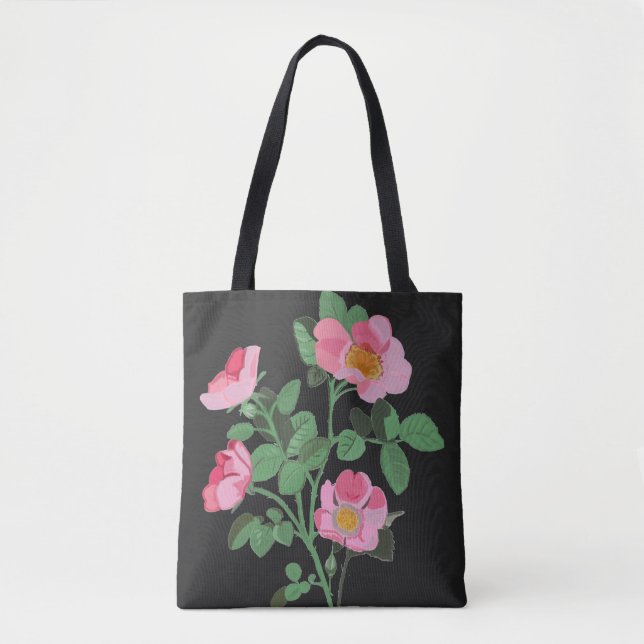 Bolso De Tela Chintzy Dark Pink Wild Rosa (Anverso)