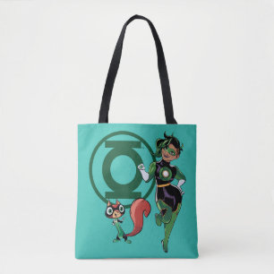 Bolso De Tela Chip & Green Lantern