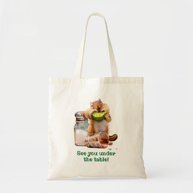 Bolso De Tela Chipmunk Con Lime (Frente)