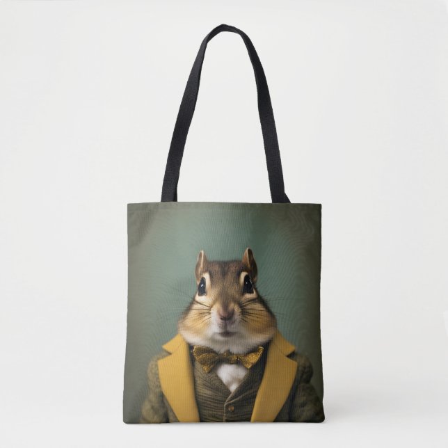 Bolso De Tela Chipmunk inteligente (Anverso)