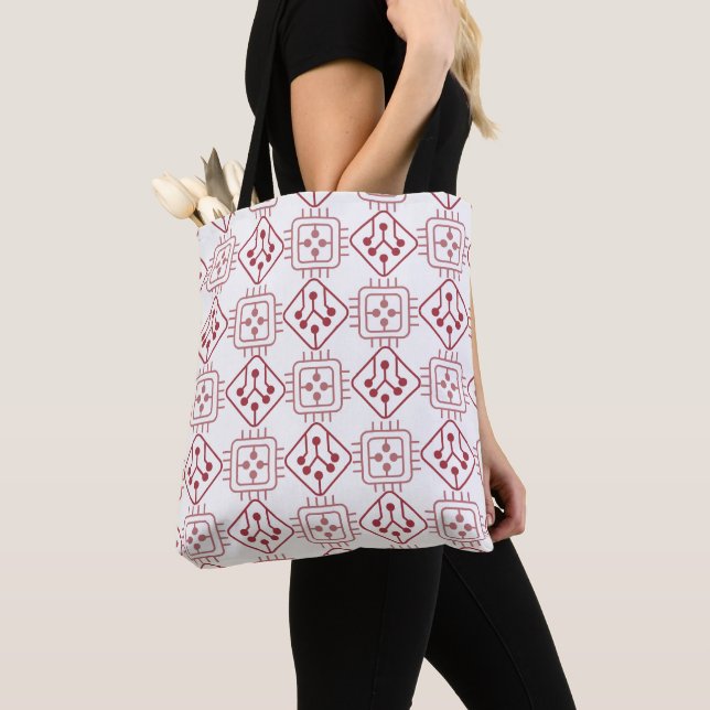 Bolso De Tela Chips de circuito (Detalle)