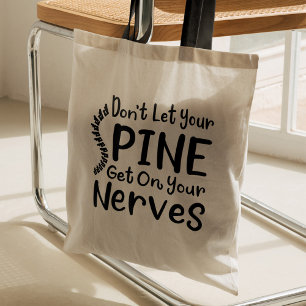Bolso De Tela Chiro Spine mordaz sobre Nerves Chiropractico