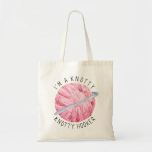 Bolso De Tela Chiste Crochet