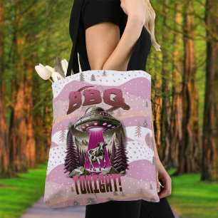 Bolso De Tela Chiste de secuestro de vacas en barbacoa para extr