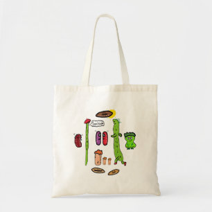 Bolso De Tela Chistes de frijoles divertidos