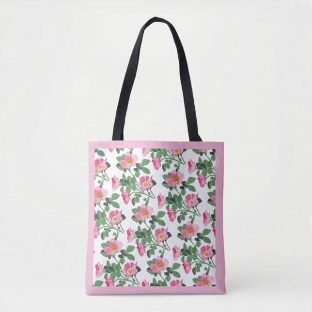 Bolso De Tela Chitzy Pink Wild Rosa (Anverso)