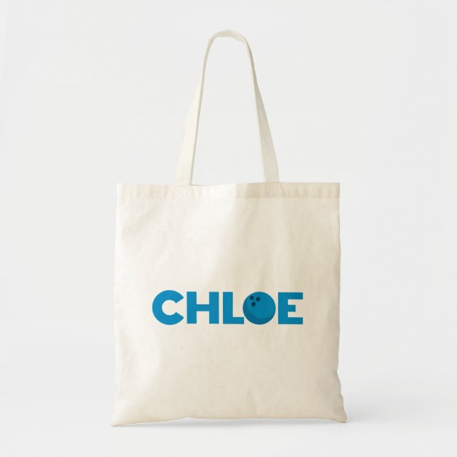Bolso De Tela Chloe Bowling (Frente)