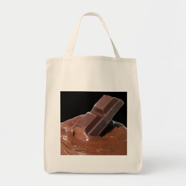 Bolso De Tela Chocolate (Frente)