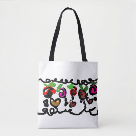 Bolso De Tela Chocolate Fresa del día de San Valentín