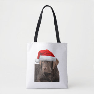 Bolso De Tela Chocolate Lab Shirt Labrador Recuperador Perro Chr