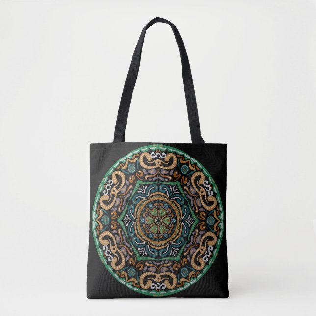 Bolso De Tela Chons Da Mandala (Anverso)