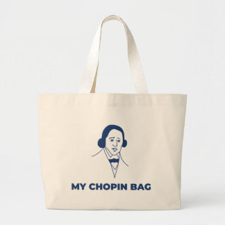Bolso de tela Chopin moto de diseño original