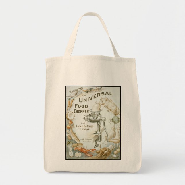 BOLSO DE TELA CHOPPER DE COMIDA UNIVERSAL (Frente)