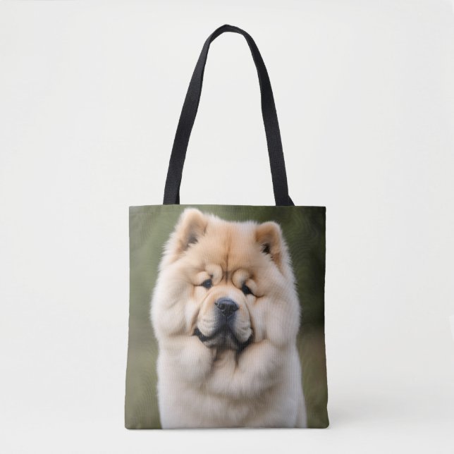 Bolso De Tela Chow Chow (Anverso)