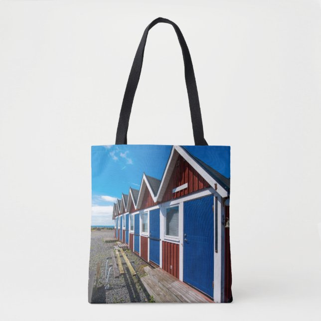 Bolso De Tela Chozas 3 de la playa (Anverso)